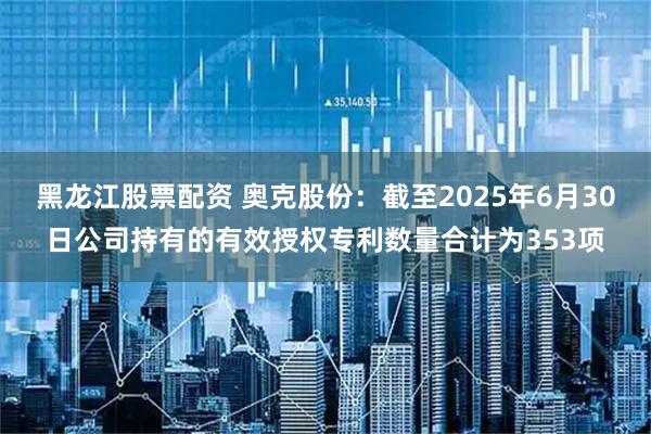 黑龙江股票配资 奥克股份：截至2025年6月30日公司持有的有效授权专利数量合计为353项
