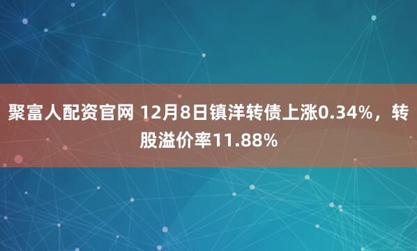 聚富人配资官网 12月8日镇洋转债上涨0.34%，转股溢价率11.88%